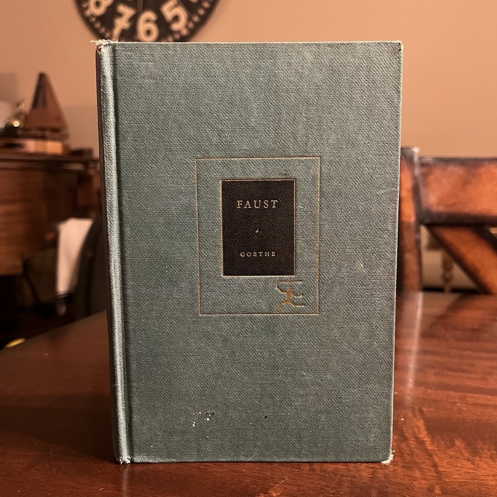 Vintage Faust by Goethe - Modern Library Hardcover - Bayard Taylor Translation